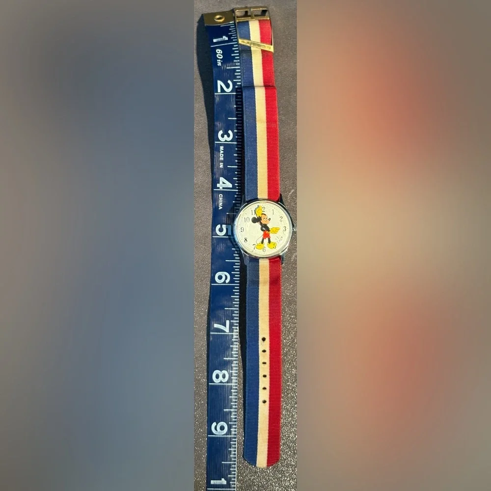 1971 TIMEX Mickey Mouse Watch-NOT TESTED/No Battery
